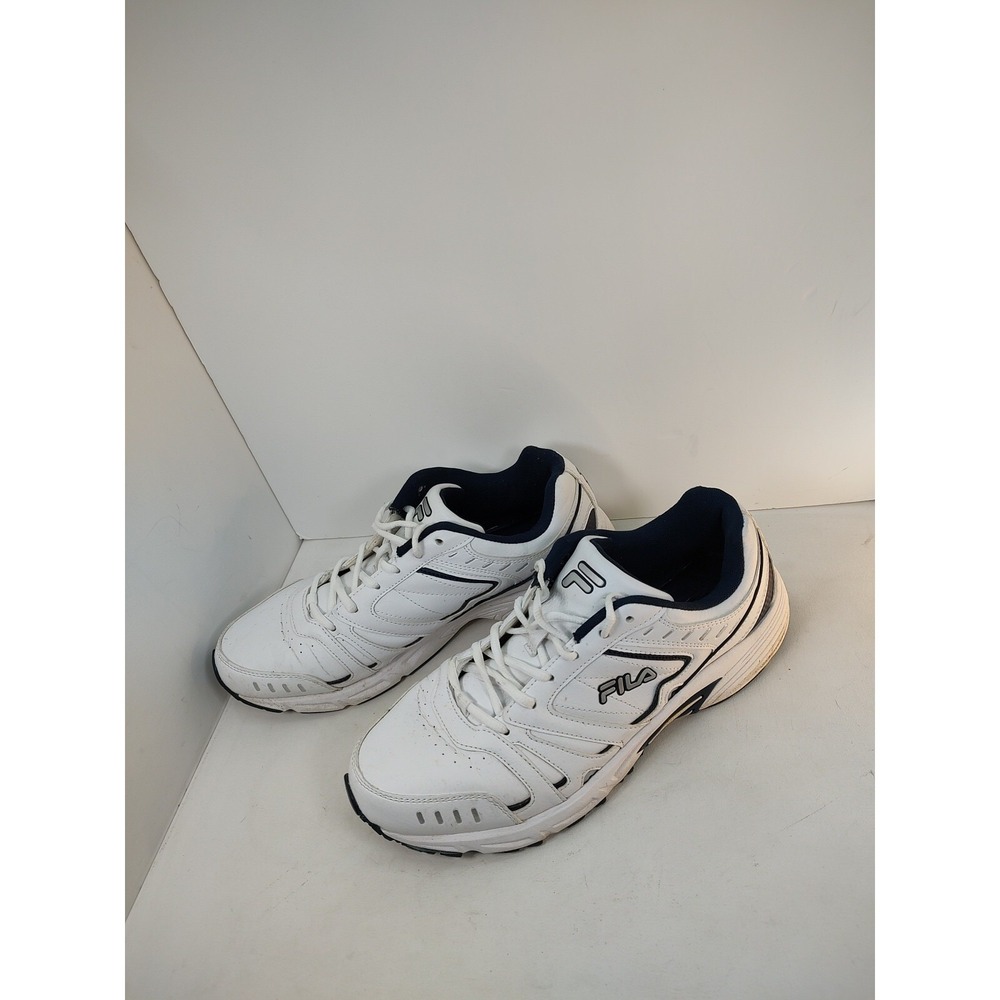 FILA Sneakers Mens Size 11 White Navy Memory Go The Distance Cross-Training